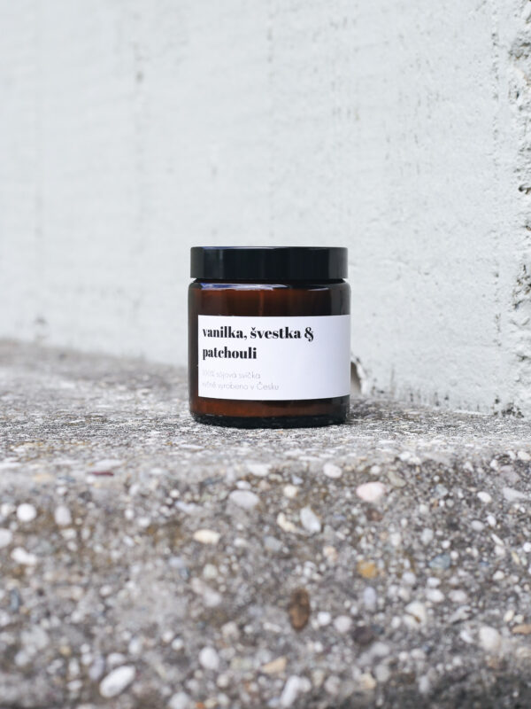 Sójová svíčka AESTA Vanilka, švestka & patchouli