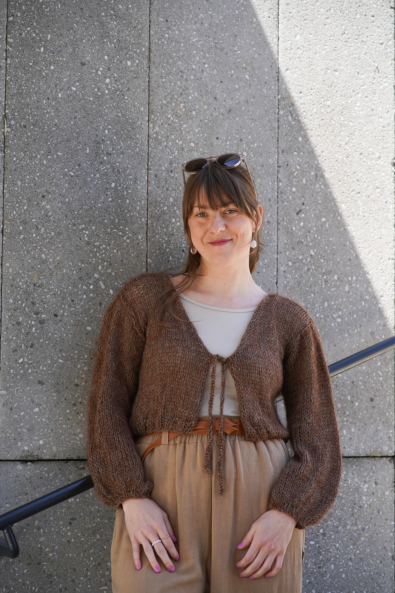 Cardigan Mohair Brown - foto 1