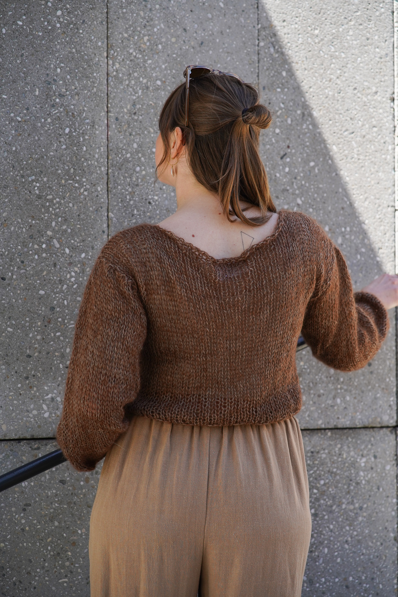 Cardigan Mohair Brown - foto 3