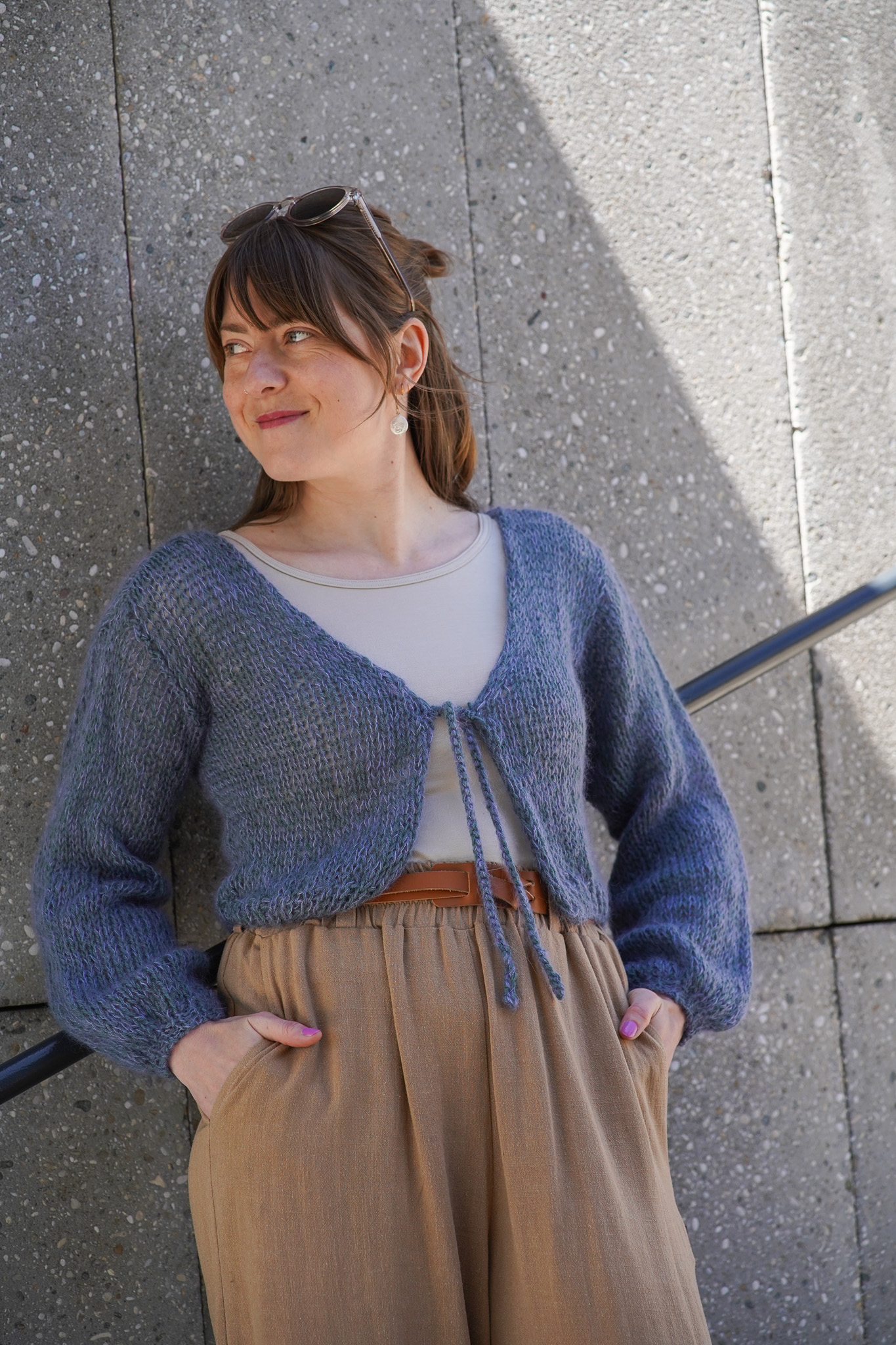Cardigan Mohair Blue - foto 1