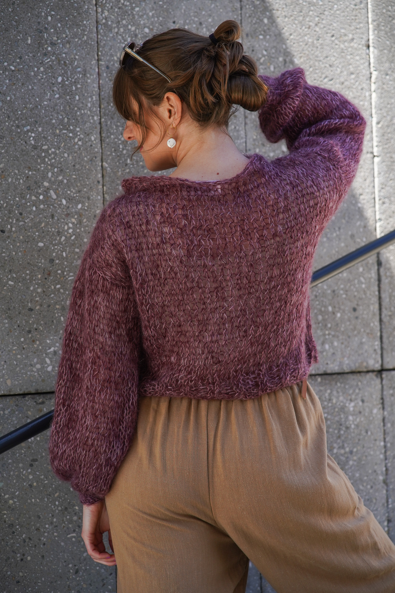 Svetr Cloud Mohair Mauve - foto 2