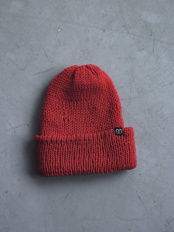 Čepice Merino Red