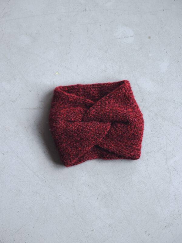 Čelenka Alpaca & Merino Bordó