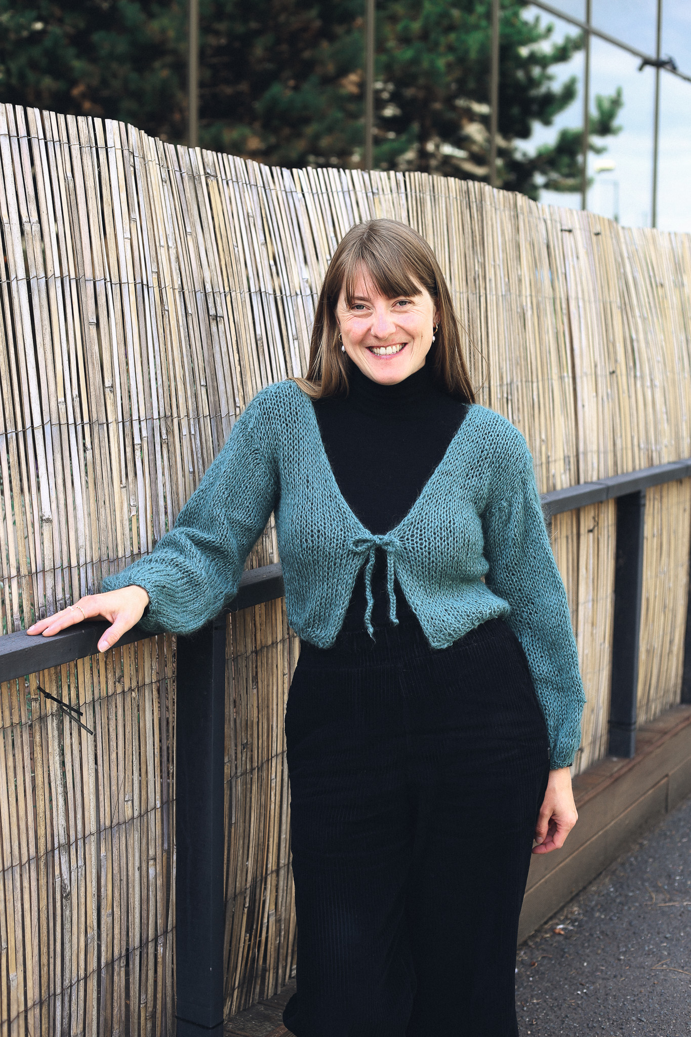 Cardigan Mohair Petrol Blue - foto 1
