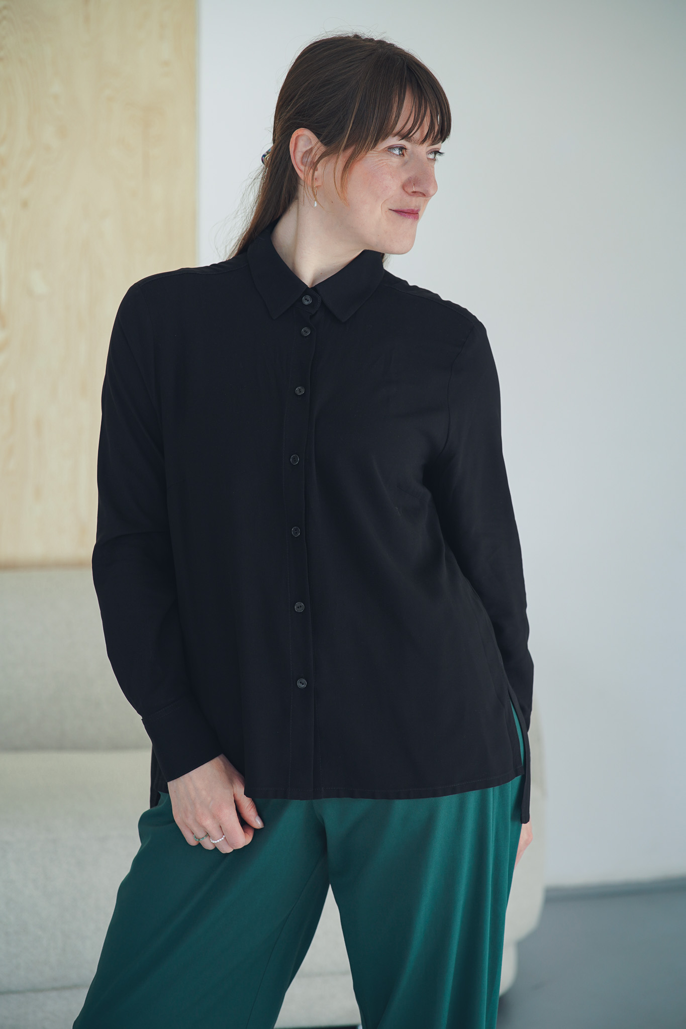 Košile Classic Ecovero Black - foto 12