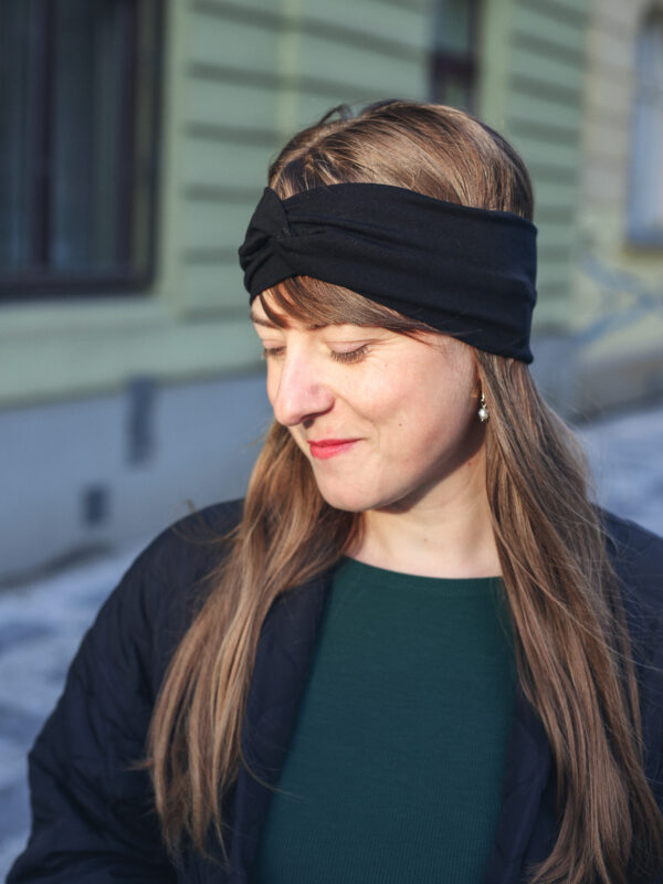 Čelenka Bavlna Black